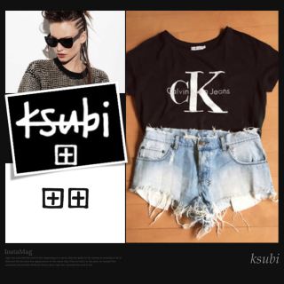 スビ(ksubi)のksubiデニムショートパンツ26インチ(ショートパンツ)