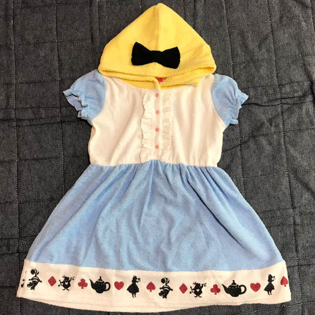 しまむら(シマムラ)のしまむら　パイルワンピース　110センチ　アリス キッズ/ベビー/マタニティのキッズ服女の子用(90cm~)(ワンピース)の商品写真