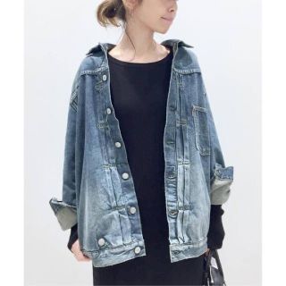 アパルトモンドゥーズィエムクラス(L'Appartement DEUXIEME CLASSE)のSTAMMBAUM OVERSIZE DENIM JACKET 38(Gジャン/デニムジャケット)