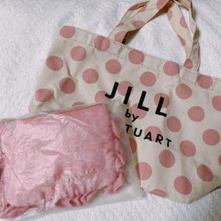 ジルバイジルスチュアート(JILL by JILLSTUART)の【新品未使用】ジルスチュアート ポーチ 水玉ランチトート 付録(ポーチ)