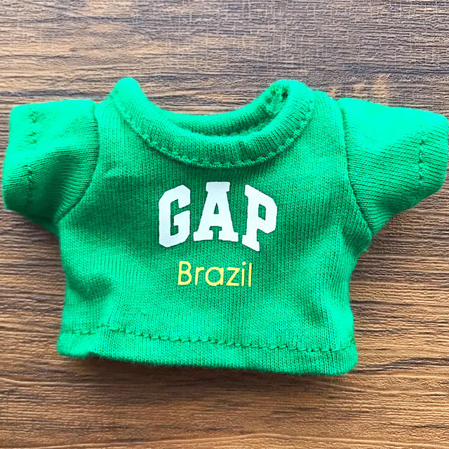 GAP(ギャップ)のギャップ  ガチャガチャ 緑 グリーン 激レア かわいい ぬいぐるみ  着せ替え エンタメ/ホビーのおもちゃ/ぬいぐるみ(ぬいぐるみ)の商品写真