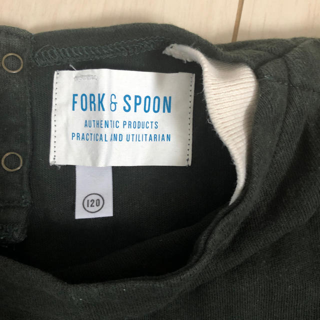 URBAN RESEARCH DOORS(アーバンリサーチドアーズ)のFORK&SPOON キッズ　カットソー　サイズ120 アーバンリサーチドアーズ キッズ/ベビー/マタニティのキッズ服男の子用(90cm~)(Tシャツ/カットソー)の商品写真