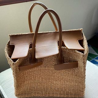 シー(SEA)の【美品】SEA カゴバーキン Mサイズ(かごバッグ/ストローバッグ)