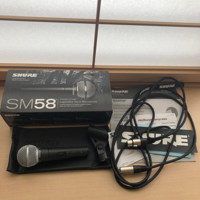 shure ダイナミックマイクSM58 ケーブル付き