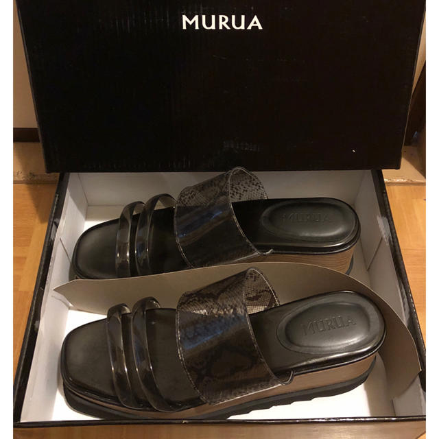 MURUA(ムルーア)のMURUA クリアウェッジサンダル レディースの靴/シューズ(サンダル)の商品写真