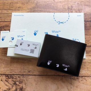 OFF-WHITE - 新品 OFF WHITE オフホワイト 二つ折り財布 コイン付