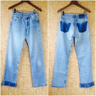 リーバイス(Levi's)のLEVIS501/フリンジリメイクデニム(デニム/ジーンズ)