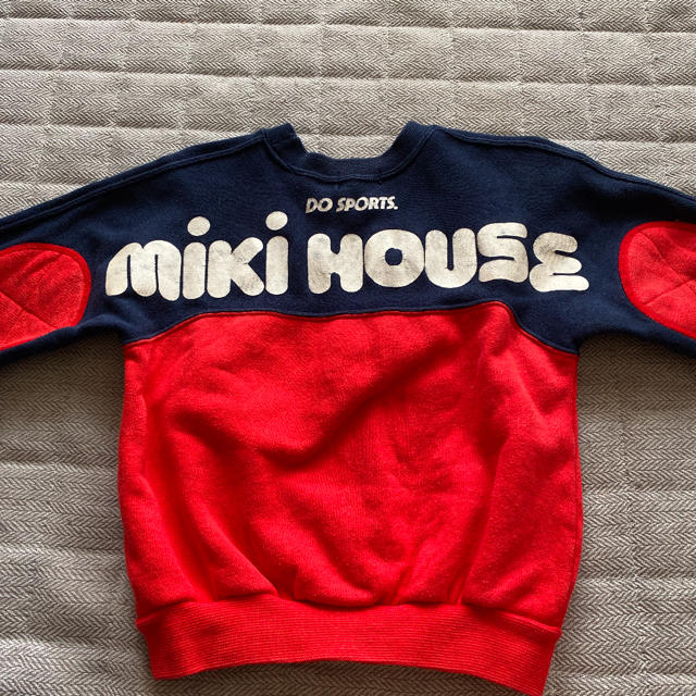 mikihouse(ミキハウス)のミキハウス　トレーナー　90 キッズ/ベビー/マタニティのキッズ服男の子用(90cm~)(Tシャツ/カットソー)の商品写真