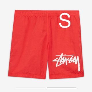 ステューシー(STUSSY)のステューシー　Stussy&Nike WaterShort Red Sサイズ(ショートパンツ)