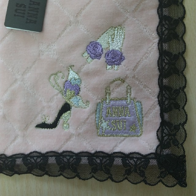 ANNA SUI(アナスイ)の専用アナスイ　タオルハンカチ　2枚　新品　(フ) レディースのファッション小物(ハンカチ)の商品写真