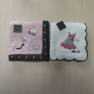 アナスイ(ANNA SUI)の専用アナスイ　タオルハンカチ　2枚　新品　(フ)(ハンカチ)