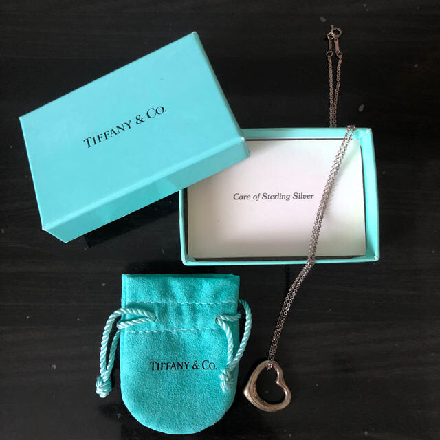 ネックレスTiffany オープンハートネックス　新品、未使用！