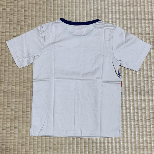 Combi mini(コンビミニ)のコンビミニ　ベージュのボーダーTシャツ　120cm  キッズ/ベビー/マタニティのキッズ服男の子用(90cm~)(Tシャツ/カットソー)の商品写真