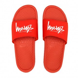 ナイキ(NIKE)のSTUSSY NIKE SLIDE SANDALS べナッシ　27.0cm(サンダル)