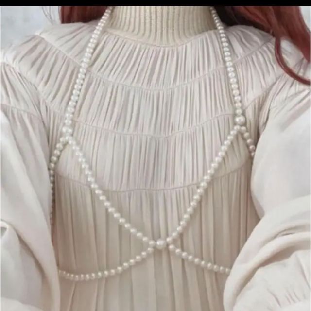 Ameri VINTAGE - 人気♡パール ビスチェ♡パールハーネス♡新品・未