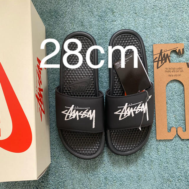 サンダル28cm NIKE STUSSY べナッシ　スライド