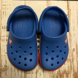 クロックス(crocs)のCROCS クロックス　ベビーサンダル　4C5  13センチ(サンダル)