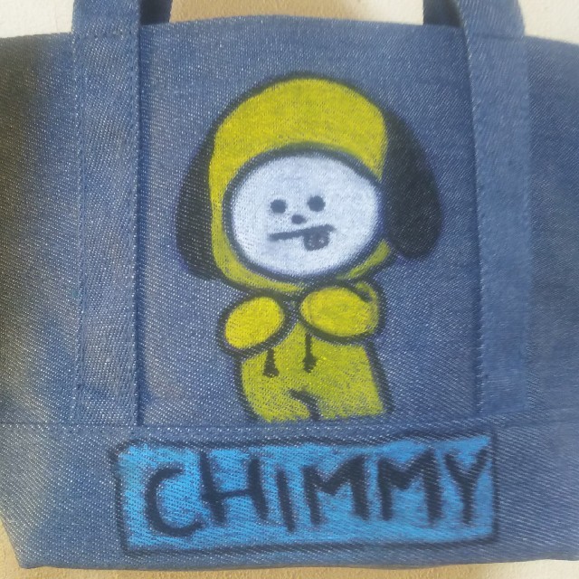 防弾少年団(BTS)(ボウダンショウネンダン)の💛BTS CHIMMY ペイントバッグ💛防弾少年団 ジミン レディースのバッグ(ハンドバッグ)の商品写真