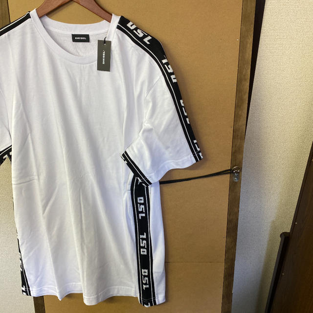 【新品】DIESEL ビッグサイズ サイドロゴテープ切替Tシャツ XLサイズ 2