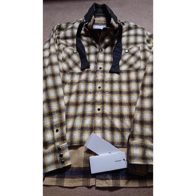 史上最も激安 サイズ3 - sacai 新品 シャツ チェック sacai サカイ