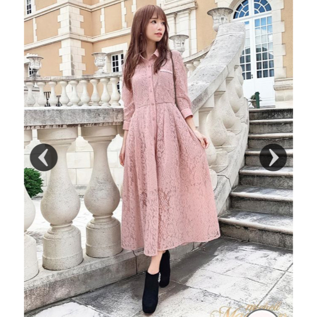 新品未開封michellMacaronミシェルマカロン♡クロシェニットワンピース