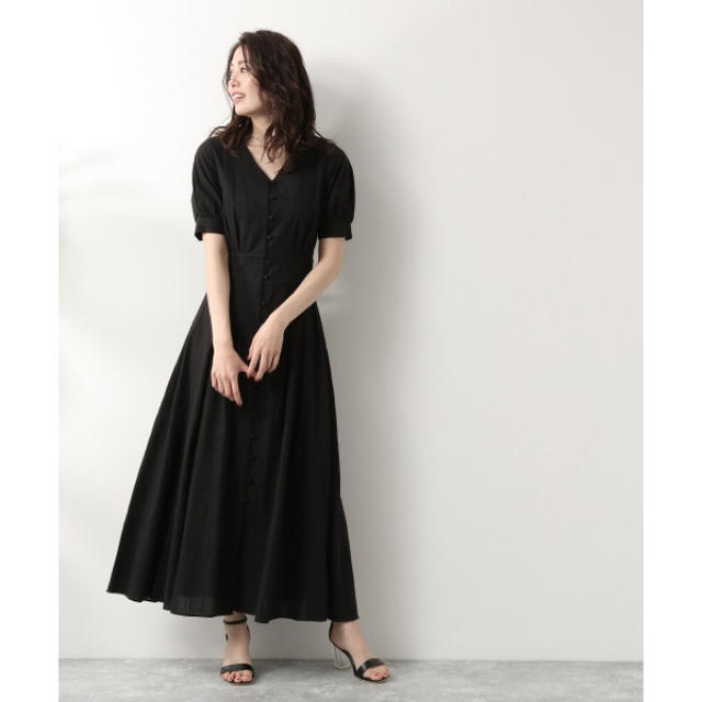 Andemiu - ★今季完売★アンデミュウ　レースアップクルミボタンワンピース