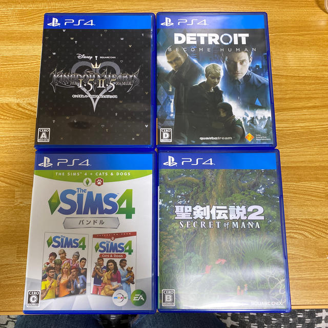 PS4ゲーム　ソフト４本セット