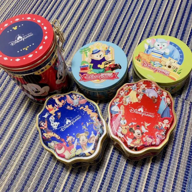 Disney 香港ディズニーランド 缶 5種セット バラ売り可の通販 By Poni S Shop ディズニーならラクマ