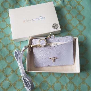 アフタヌーンティー(AfternoonTea)のアフタヌーンティー Afternoon Tea IDカードケース❨パープル❩(パスケース/IDカードホルダー)