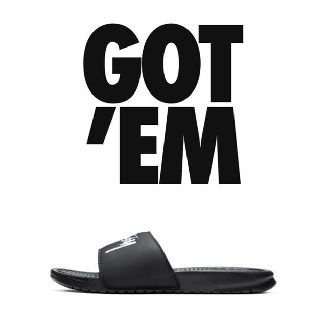 STUSSY NIKE SLIDE SANDALS 28