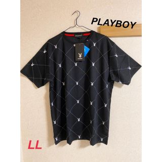 プレイボーイ(PLAYBOY)の新品　PLAYBOY メンズ　ドライ　Tシャツ　ブラック　LL(Tシャツ/カットソー(半袖/袖なし))