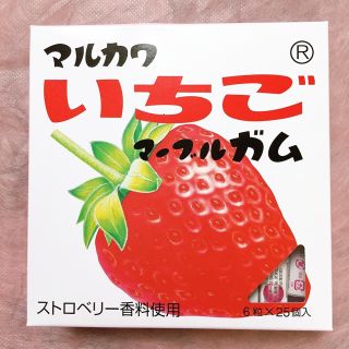 マルカワ いちごマーブルガム(菓子/デザート)