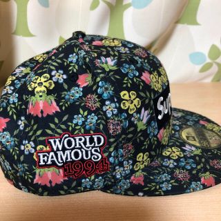 日本製・綿100% シュプリーム BOXロゴ セメント柄キャップ
