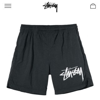 ナイキ(NIKE)のNike x Stussy ナイキ water shorts ブラック　Sサイズ(水着)