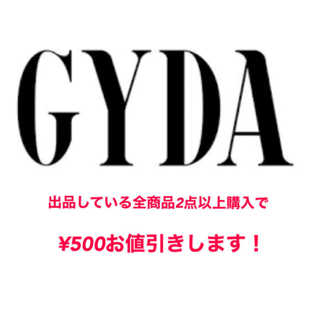 GYDA(ジェイダ)のGYDA レディースのトップス(Tシャツ(半袖/袖なし))の商品写真