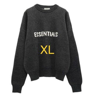 フィアオブゴッド(FEAR OF GOD)のFOG ESSENTIALS Knit Sweater / 黒 / XL(ニット/セーター)