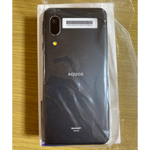 AQUOS(アクオス)の【最終値下げ本日12時まで】SHARP AQUOS sense3 BLACK スマホ/家電/カメラのスマートフォン/携帯電話(スマートフォン本体)の商品写真