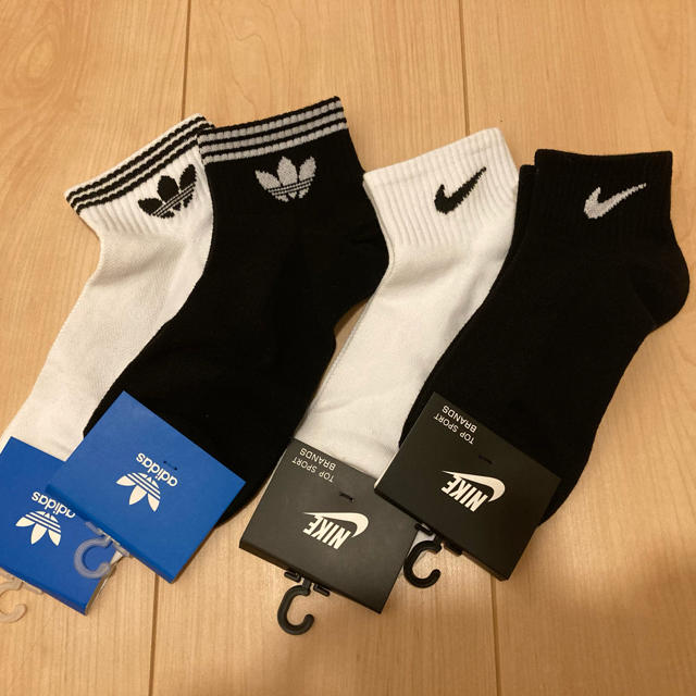 Nike メンズ 夏用 Nike Adidas ナイキ アディダス ソックス 靴下4足の通販 By ユメイチ S Shop ナイキならラクマ