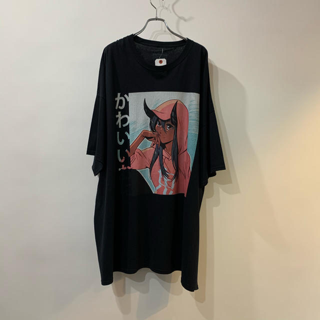 5XL オーバーサイズ  Tシャツ　プリント　アニメ　アメリカ　古着 メンズのトップス(Tシャツ/カットソー(半袖/袖なし))の商品写真