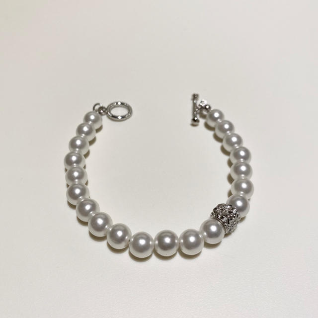 KAPITAL(キャピタル)のpearl beads bracelet パールビーズブレスレット メンズのアクセサリー(ブレスレット)の商品写真