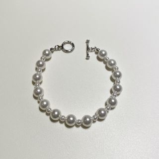 キャピタル(KAPITAL)のpearl beads bracelet パールビーズブレスレット(ブレスレット)