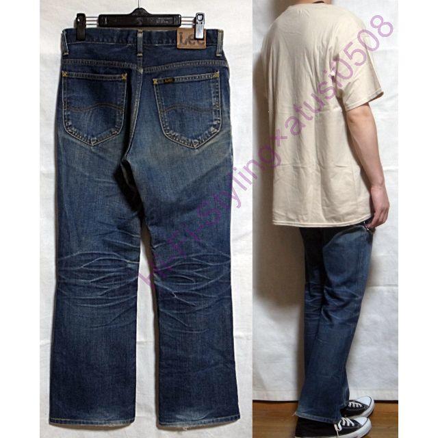 Lee - W31 鬼ヒゲ Lee リー ブーツカット デニムパンツ リー Lee - W31 鬼ヒゲ Lee リー ブーツカット デニムパンツ リー