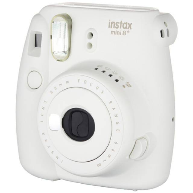 富士フイルム(フジフイルム)の富士フイルム　インスタントカメラ　instax mini8+ バニラ　チェキ スマホ/家電/カメラのカメラ(フィルムカメラ)の商品写真