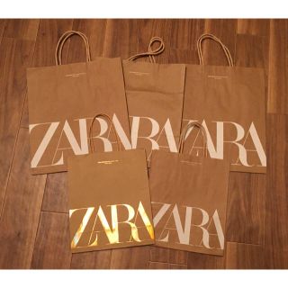 ザラ(ZARA)のZARA ザラ　紙袋　小2枚　中3枚 (ショップ袋)