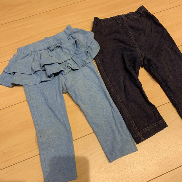 futafuta(フタフタ)の80スパッツズボンセット キッズ/ベビー/マタニティのベビー服(~85cm)(パンツ)の商品写真