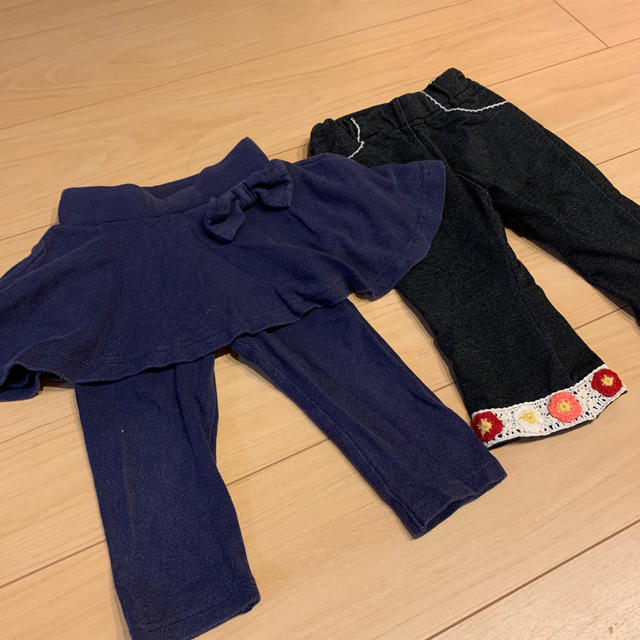futafuta(フタフタ)の80スパッツズボンセット キッズ/ベビー/マタニティのベビー服(~85cm)(パンツ)の商品写真
