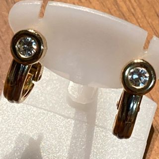 カルティエ(Cartier)のカルティエモノストーンダイヤモンドピアス　ともちん様専用(ピアス)