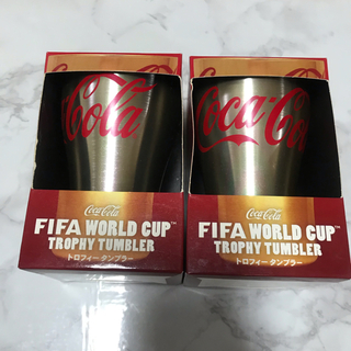 コカコーラ(コカ・コーラ)のFIFAワールドカップ コカコーラ トロフィー アルミタンブラー ゴールド(タンブラー)