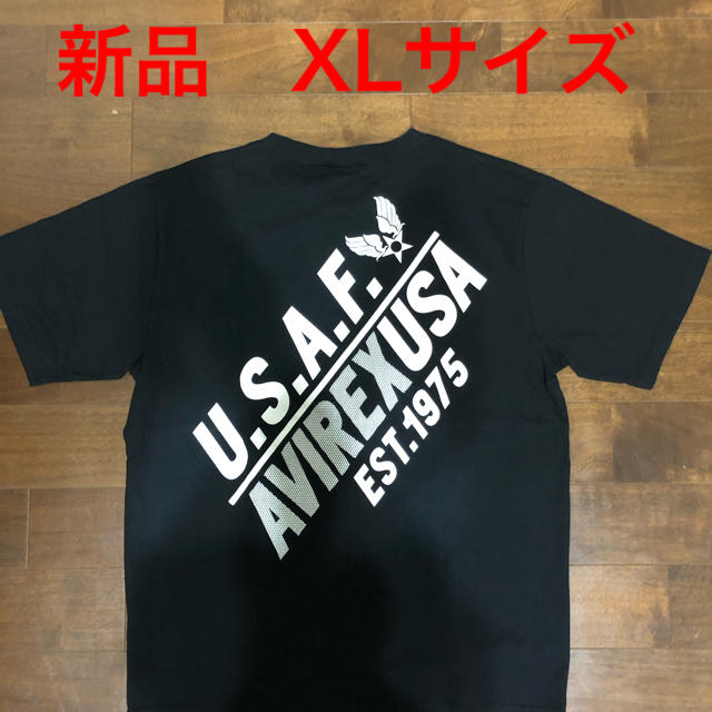 AVIREX(アヴィレックス)のAVIREX Tシャツ バックプリント　USAF  新品タグ付き　最終値下 メンズのトップス(Tシャツ/カットソー(半袖/袖なし))の商品写真