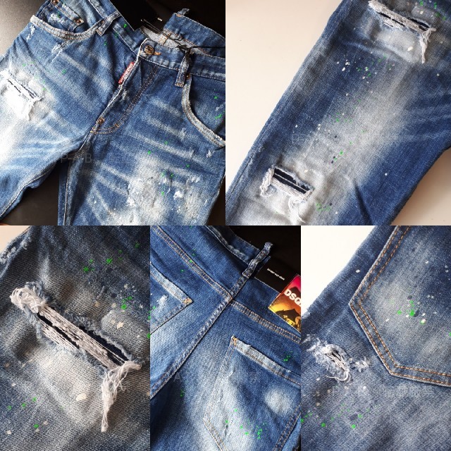 DSQUARED2(ディースクエアード)の新品 タグ付き DSQUARED2 SKINNY DAN JEAN デニム メンズのパンツ(デニム/ジーンズ)の商品写真